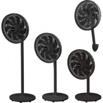 Вентилятор электрический напольный (2 регулировки высоты), настольный, настенный TIMBERK T-SF1604